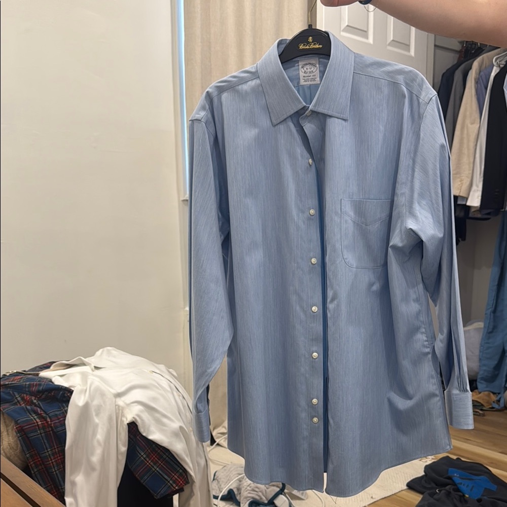 Brooks Brothers Blue regent fit